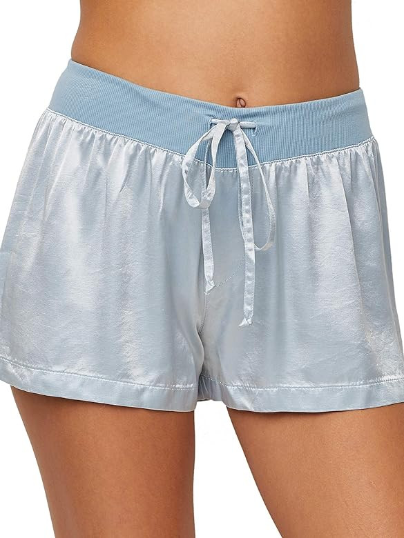 PJ Harlow Women's Mikel Satin Boxer Short | Amazon (US)
