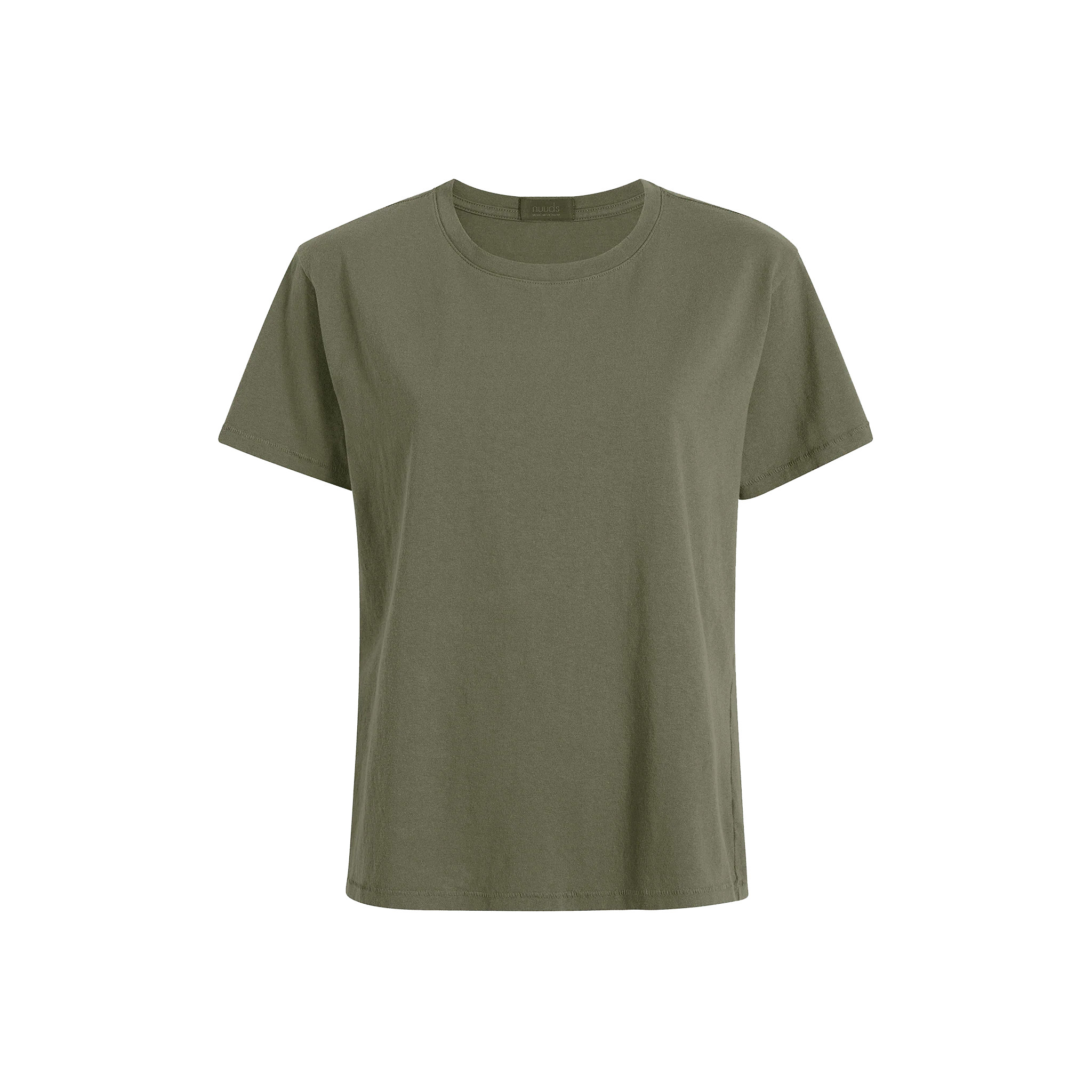 Vintage Cotton Everyday T-Shirt | Olive | Nuuds US