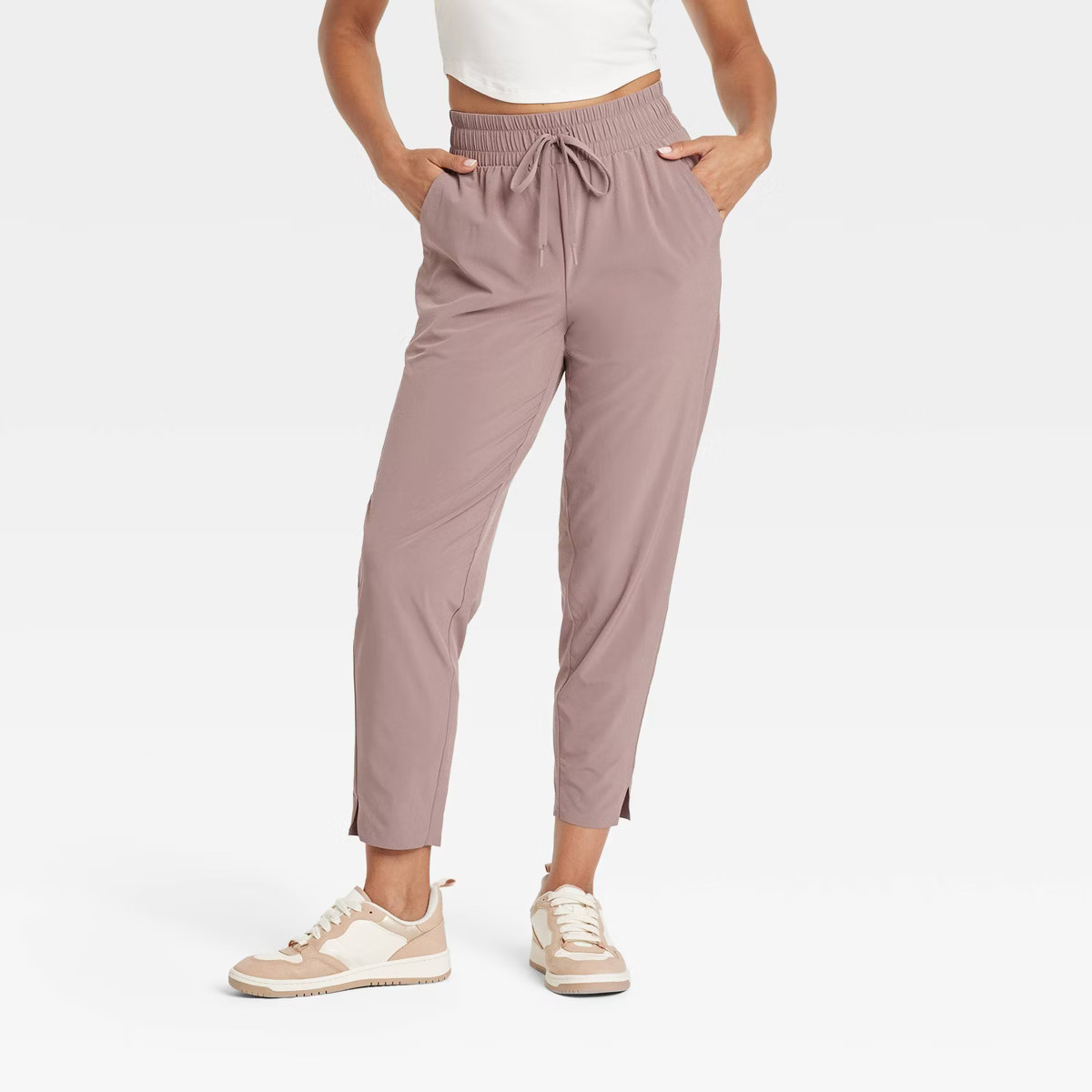 Women's Active Light High-Rise Taper Pants - All In Motion™ | Target