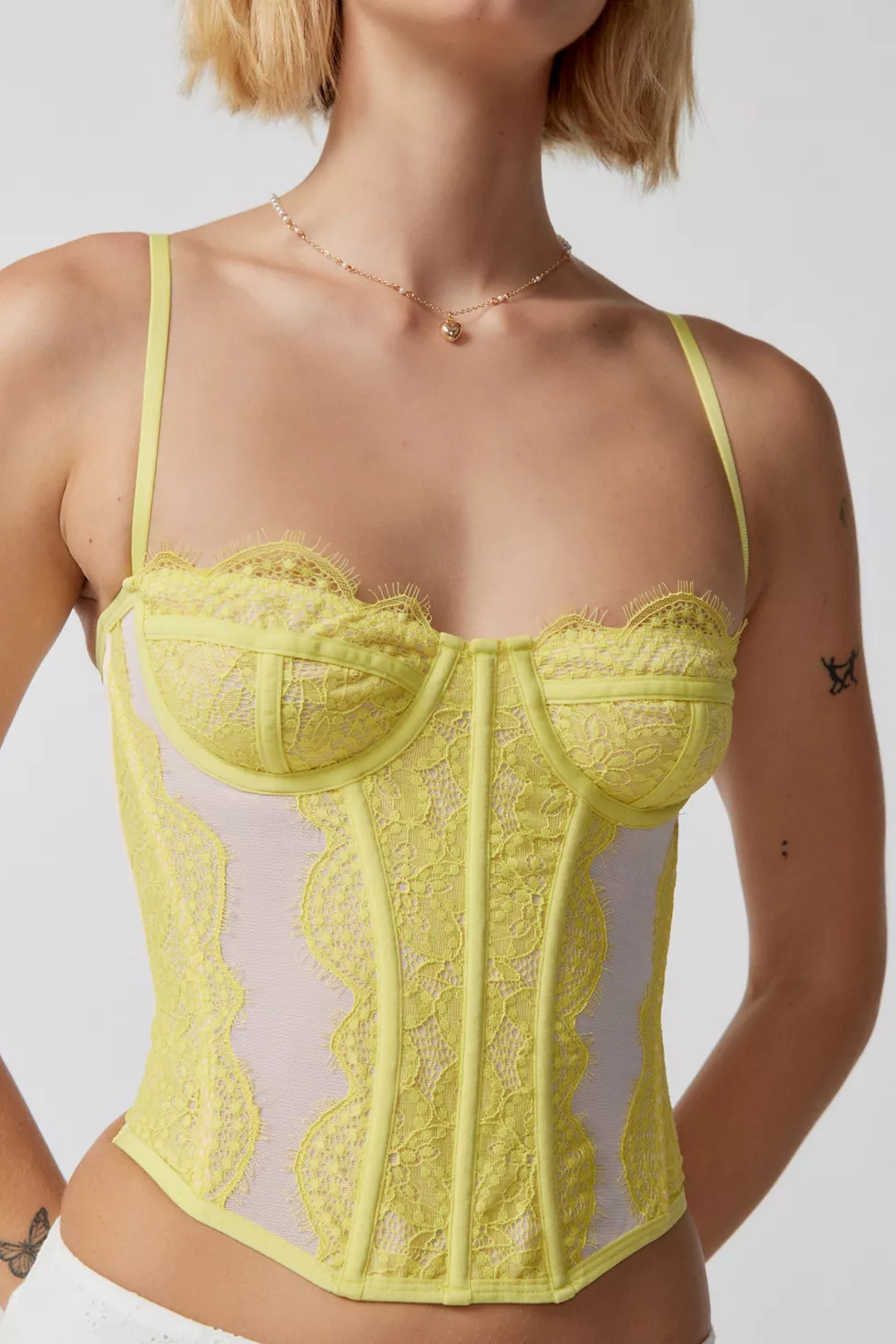 Out From Under Modern Love Corset | Urban Outfitters (US and RoW)