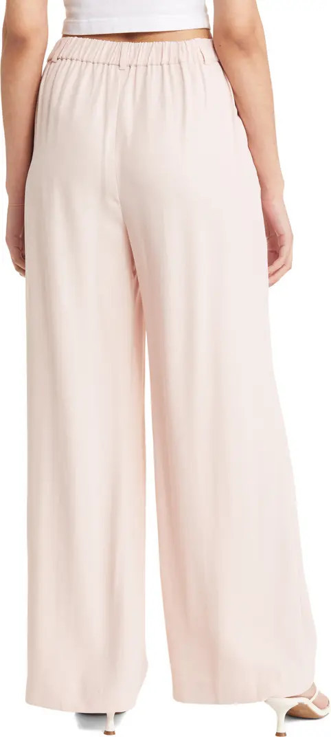 Twill Wide Leg Trousers | Nordstrom