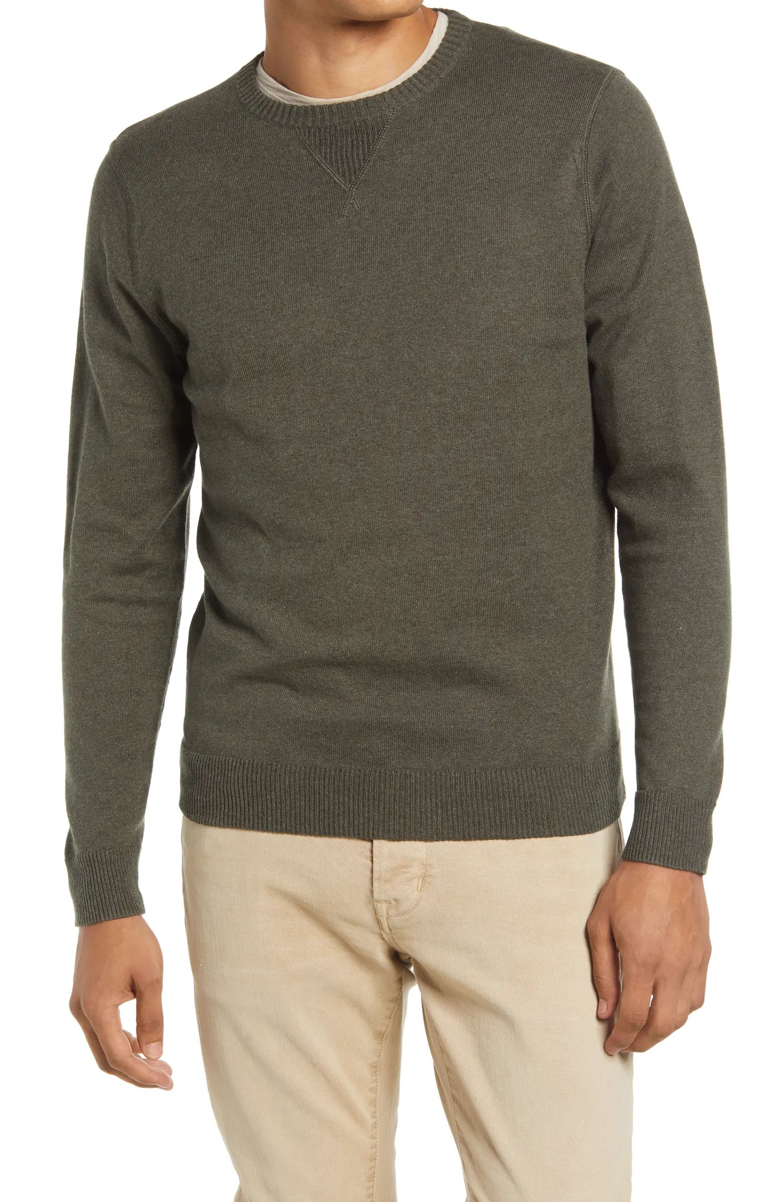 Cotton & Cashmere Crew Sweater | Nordstrom