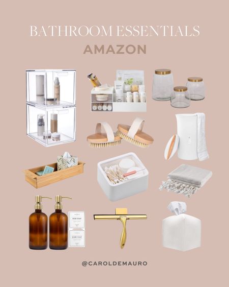 Aesthetic bathroom essentials from Amazon

#homefinds #bathroomrefresh #amazonfinds #homerefresh 

#LTKhome #LTKfamily #LTKFind