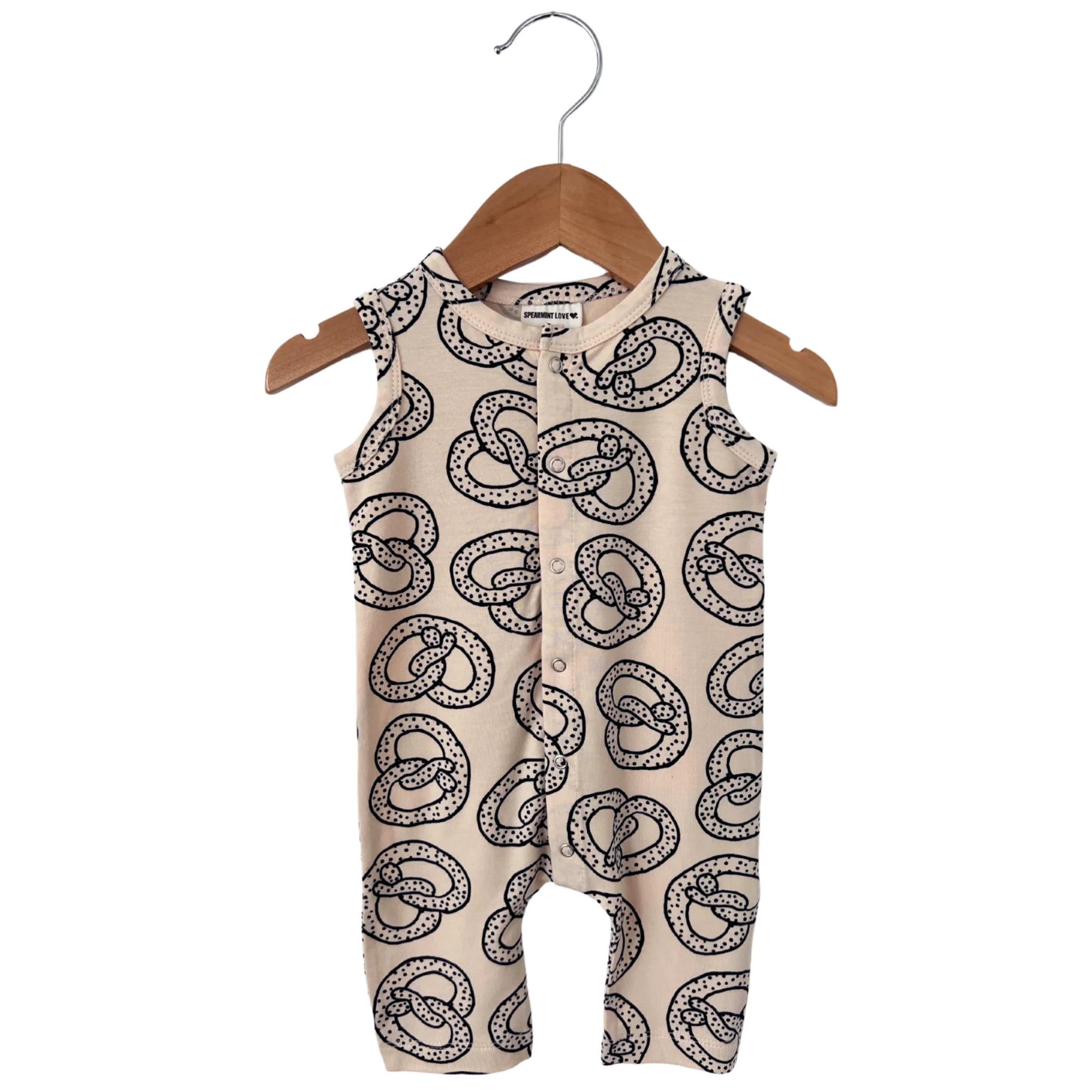 Easy Romper, Pretzel | SpearmintLOVE