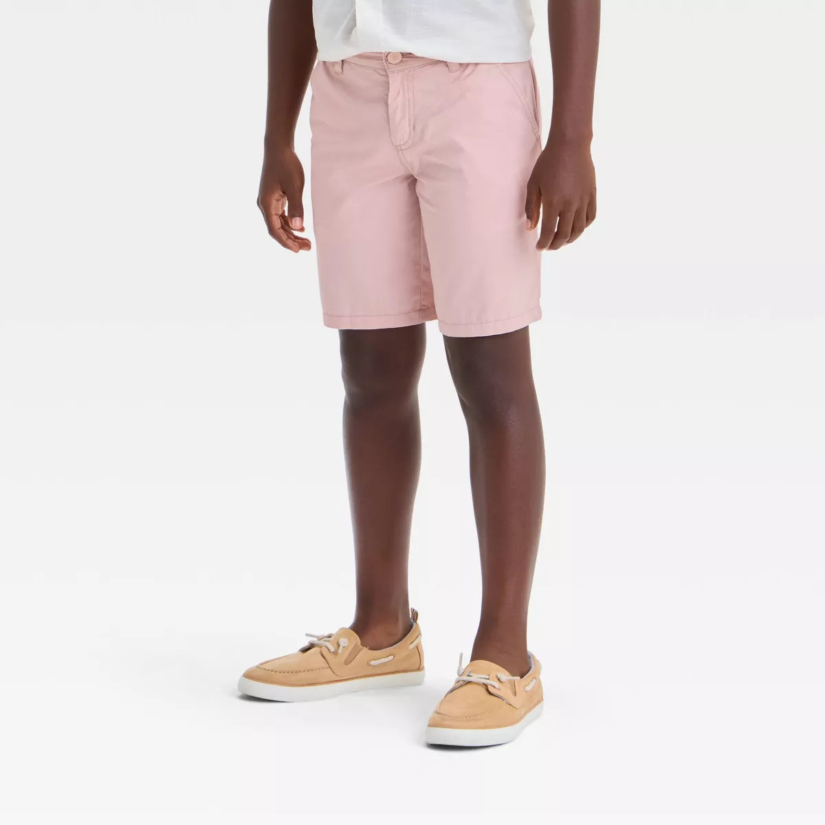 Boys' Regular Fit Flat Front 'At the Knee' Chino Shorts - Cat & Jack™ | Target