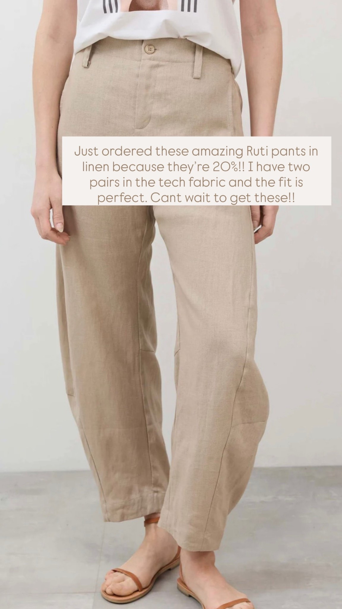 Just ordered these amazing Ruti pants in linen because they’re 20%!! I have two pairs in the tech fabric and the fit is perfect. Cant wait to get these!!

#LTKWorkwear #LTKSaleAlert #LTKootd