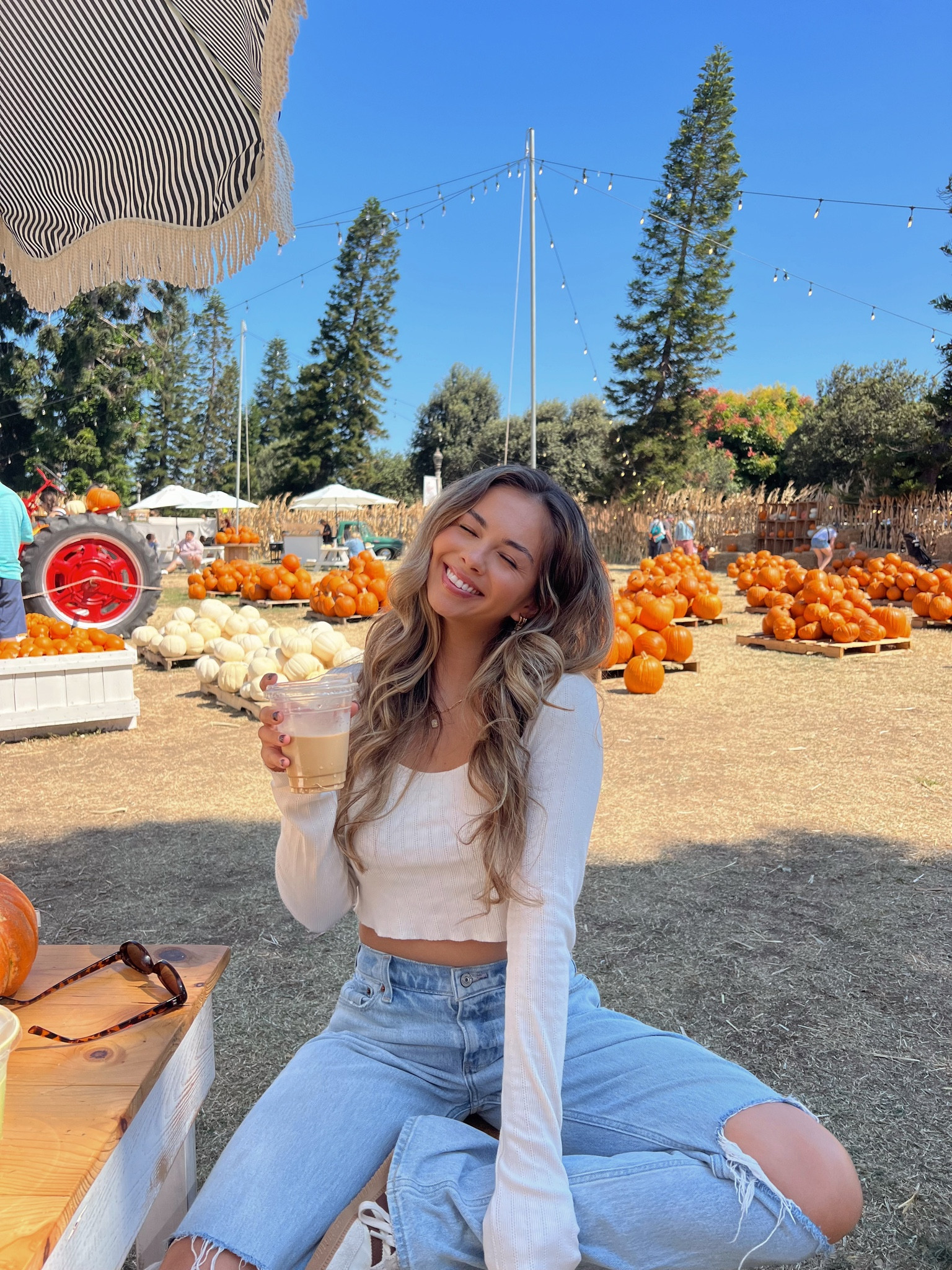 low rise baggy jeans 🎃☕️ 
(Click the product link, the thumbnail is wrong for some reason lol)

#LTKSaleAlert #LTKHalloween #LTKSeasonal