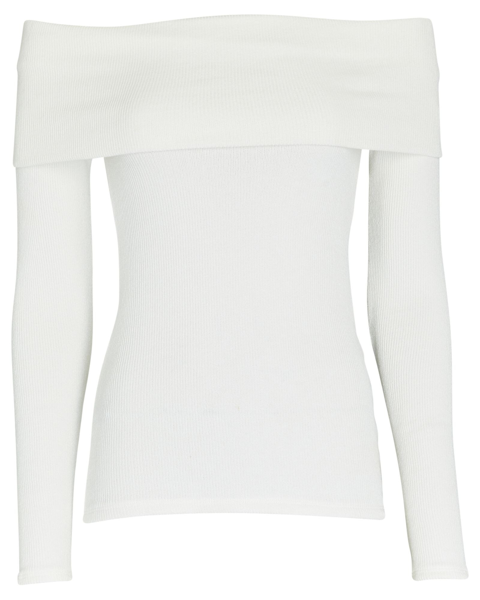 Rib Knit Off-The-Shoulder Top | INTERMIX