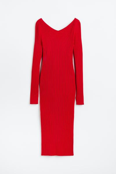 Rib-knit Bodycon Dress | H&M (US + CA)