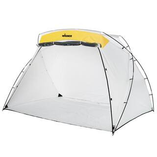 Spray Shelter 9 ft. x 6 ft. White Polyester | The Home Depot