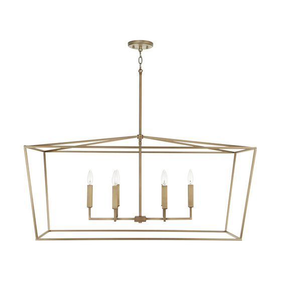 Thea 42 Inch 6 Light Linear Suspension Light by Capital Lighting Fixture Company | 1800 Lighting