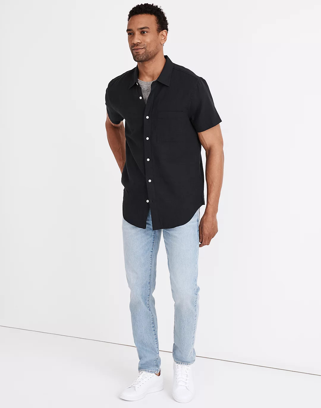 Athletic Slim Authentic Flex Jeans in Becklow Wash | Madewell