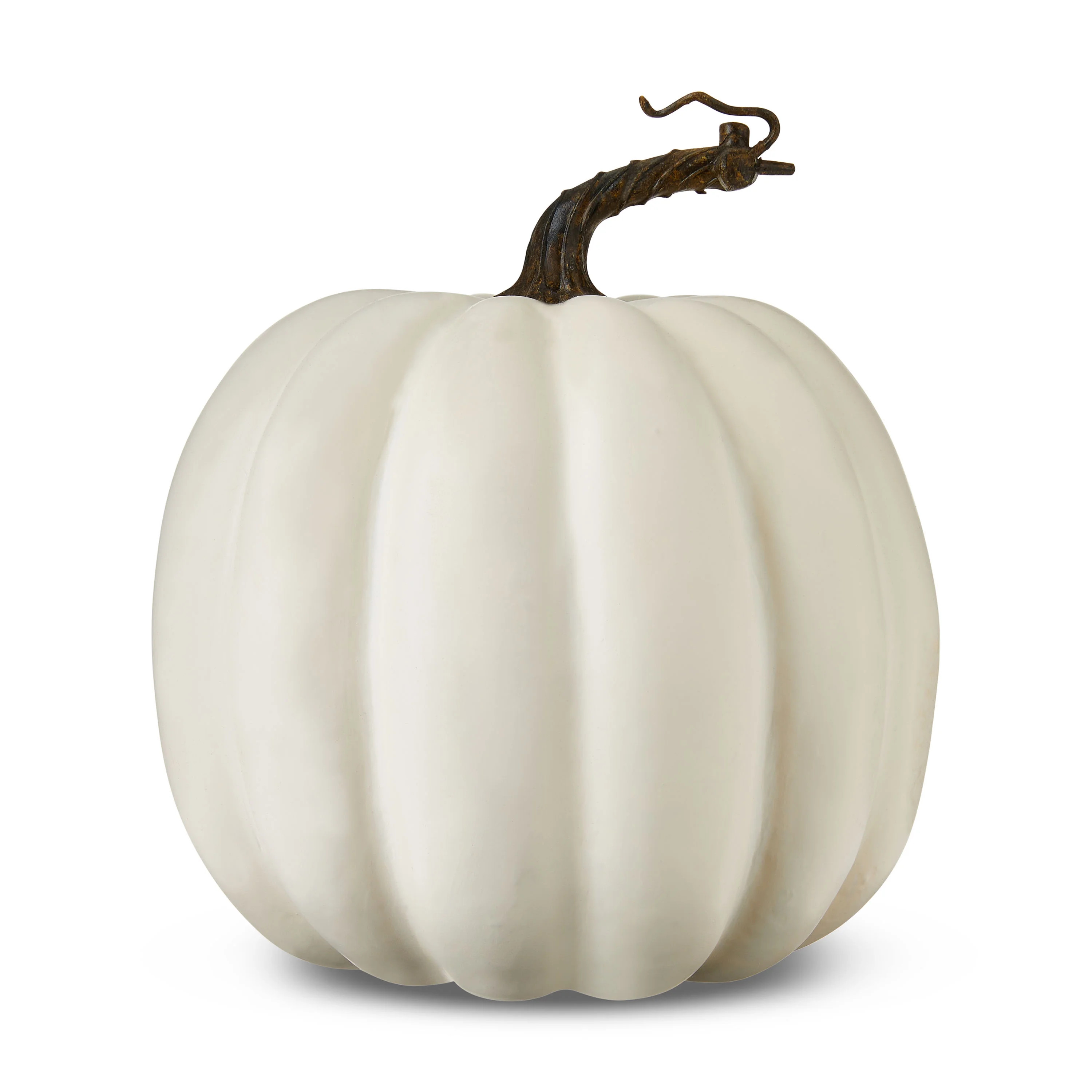 Foam Pumpkin Decor, Cream, 8", Fall by Way To Celebrate | Walmart (US)