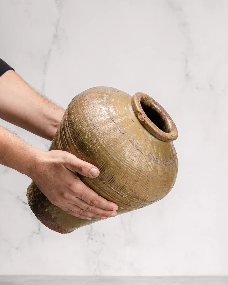 Antique Mijiu / Rice Wine Jar w/ Tapered Base (Free Shipping) | Etsy (US)