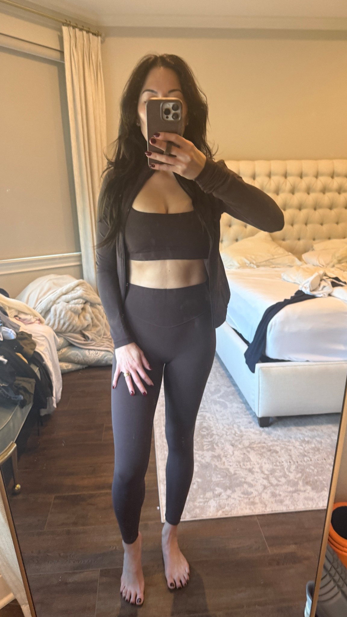 My first vitality set ave I am obsessed! Wearing a small in jacket and leggings and a medium in bra. Save 10% off with code LIZ10.
#LTKStyleTip 

#LTKSaleAlert #LTKOver40 #LTKActive