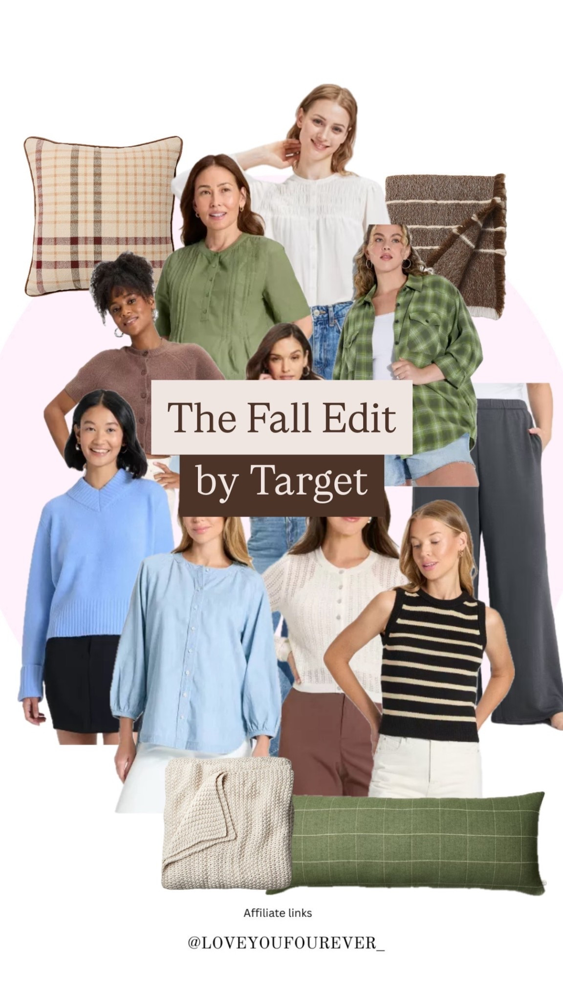 Target released more Fall outfits and home items. Cropped sweaters, flannel shirts, lounge pants, pillows and blankets  

#LTKStyleTip #LTKHome #LTKSeasonal