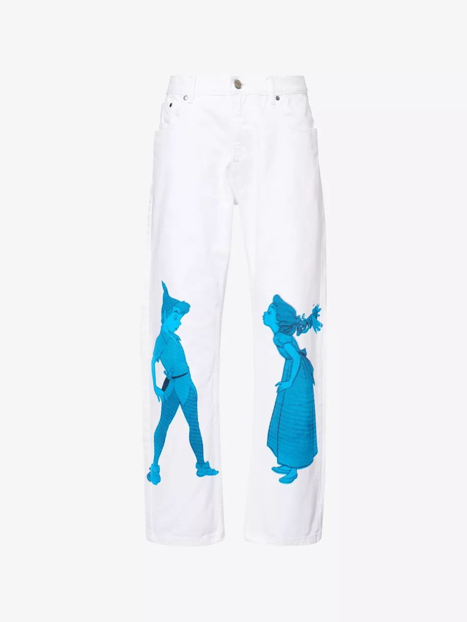 Harry Lambert for PBY.OJS x Disney Wendy Straight-Leg Denim Jeans | Selfridges