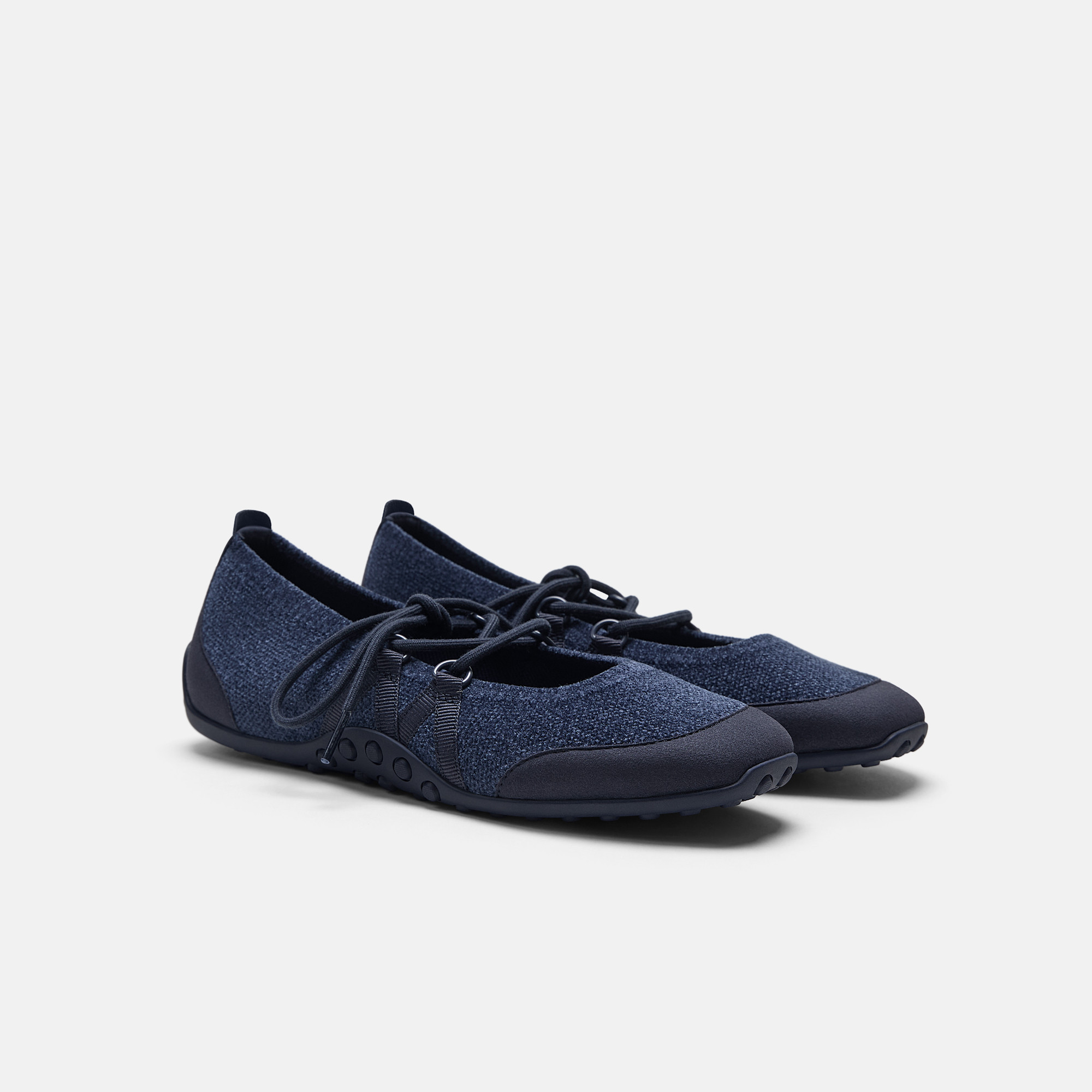 VIVAIA Square-Toe Hybrid Mary Janes (Cecily)|NAVY|5.5-6 | VIVAIA