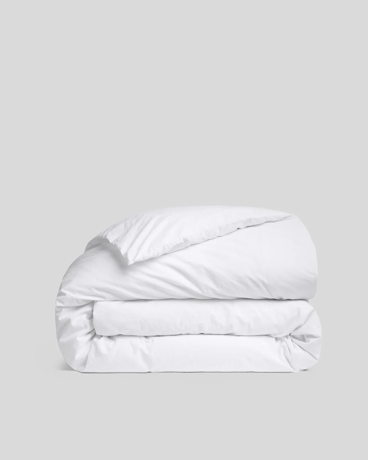 Brushed Cotton Duvet Cover (White) | Parachute