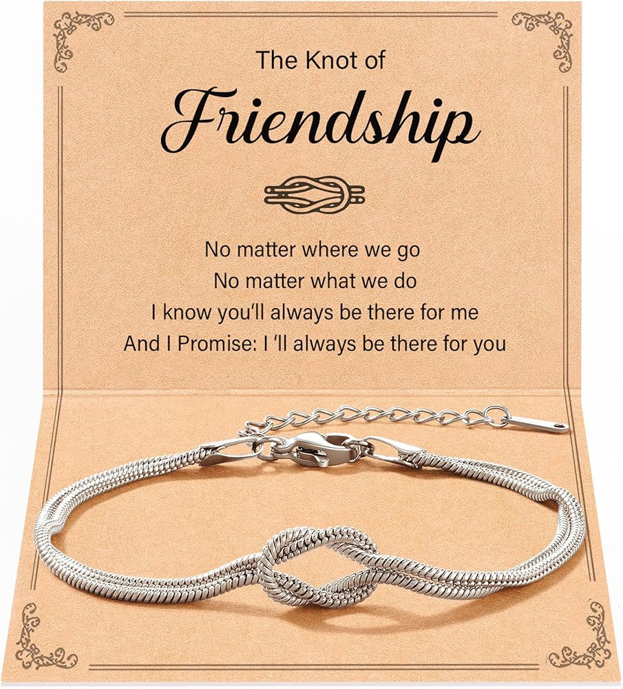 Tarsus Love Knot Friendship Bracelets, Best Friend Birthday Mothers Day Christmas Jewelry Friends... | Amazon (US)