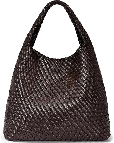 oscaurt Tote Bag for Women Woven Bag Woven Leather Bag Woven Tote Bag Ladies Handbags Shoulder Ba... | Amazon (UK)