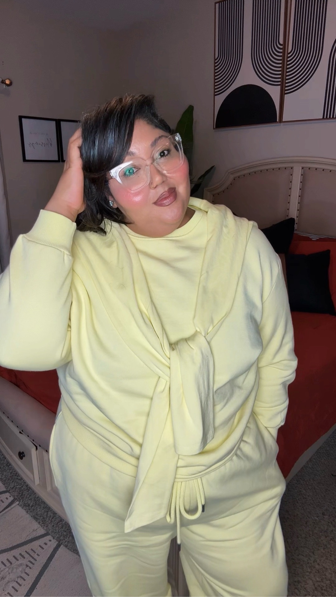 Cozy Chic vibes ✨
 
OOTD @KBB by KAHLANA Double Layer Crewneck Sweatshirt & The Dwayne Sweats color Yellow Size
XXL

SOTD @XERJOFF Lira
 @Ellis Brooklyn Queens Caramel

#plussizefashion #fragrancetok #kahlanabarfield #fragrancecommunity #layeringideas 

#LTKPlusSize #LTKootd #LTKFindsUnder100