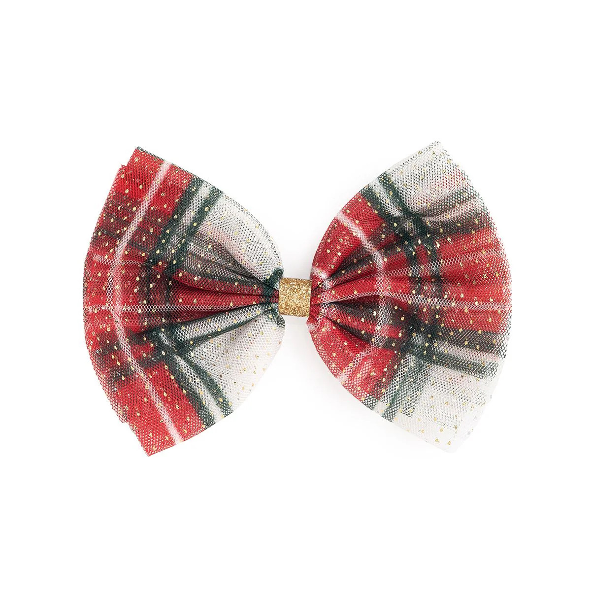 Christmas Plaid Bow Clip - Preorder | Sweet Wink