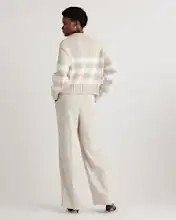 100% Organic Cropped Cotton Polo Sweater | Quince