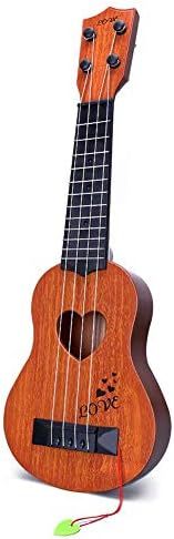 YEZI Kids Toy Classical Ukulele Guitar Musical Instrument, Brown (brown1) | Amazon (US)