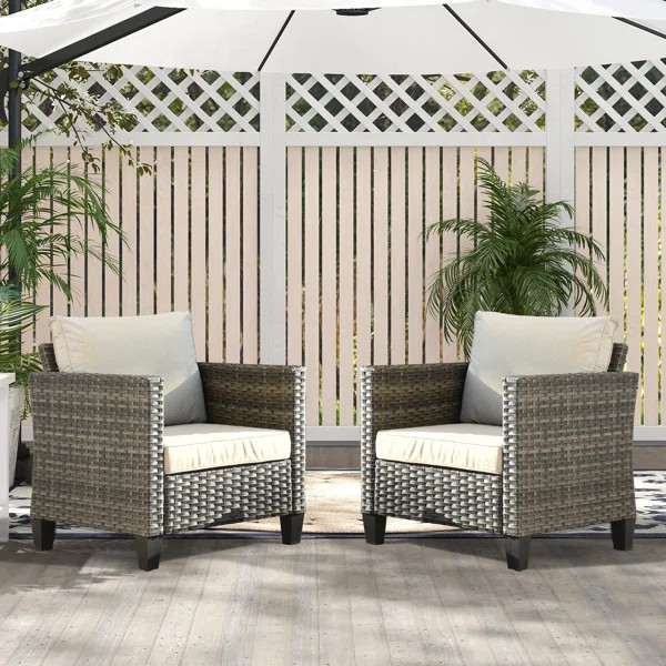 Patio Chair with Cushions | Wayfair Professional