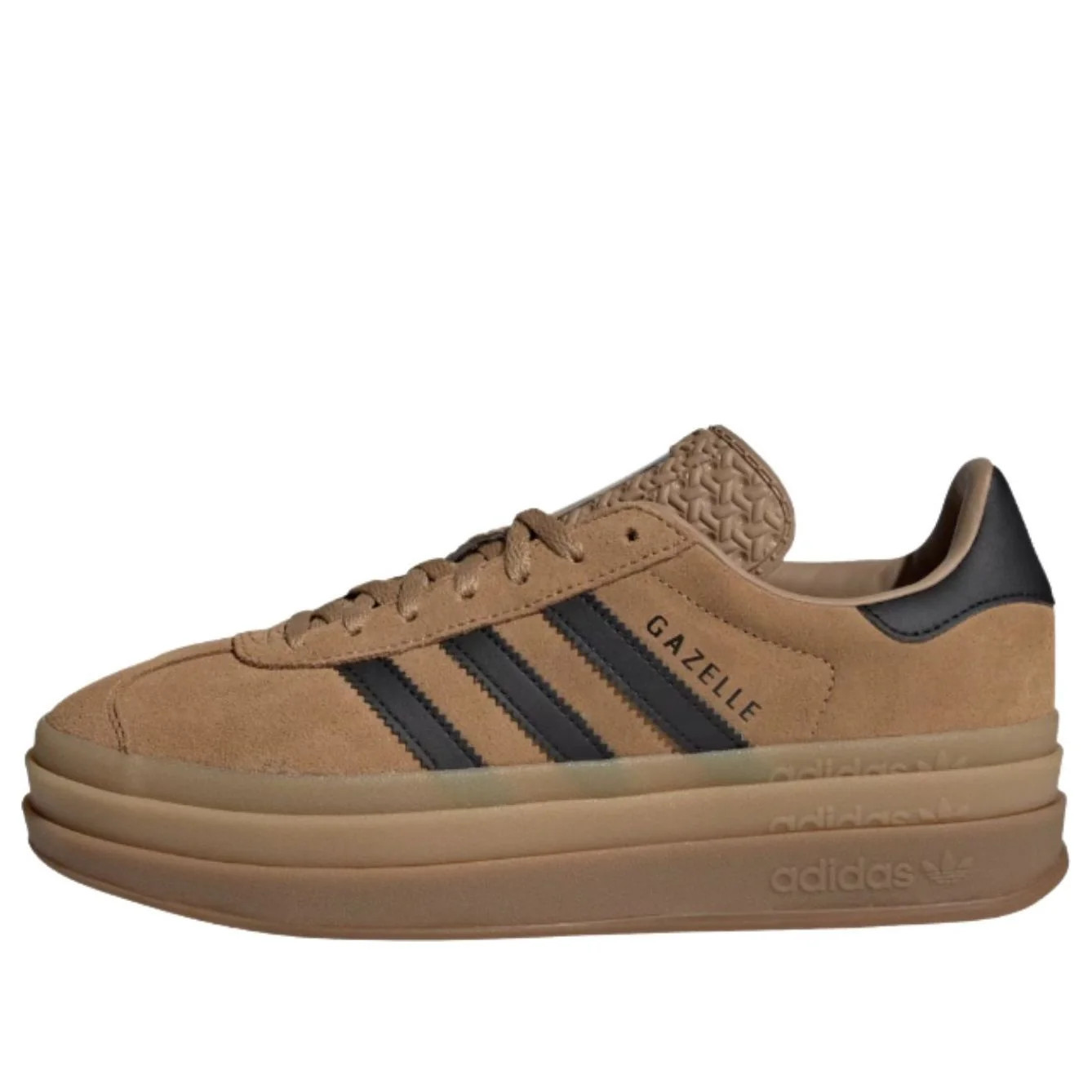 (WMNS) adidas Gazelle Bold 'Cardboard Black Gum' JQ3582 | KICKS CREW