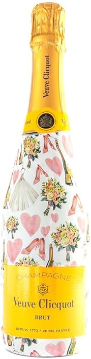 Beau Bottles Wedding Romance Wrap for Champagne – Veuve Edition – Custom Wine Bottle Labels f... | Amazon (US)