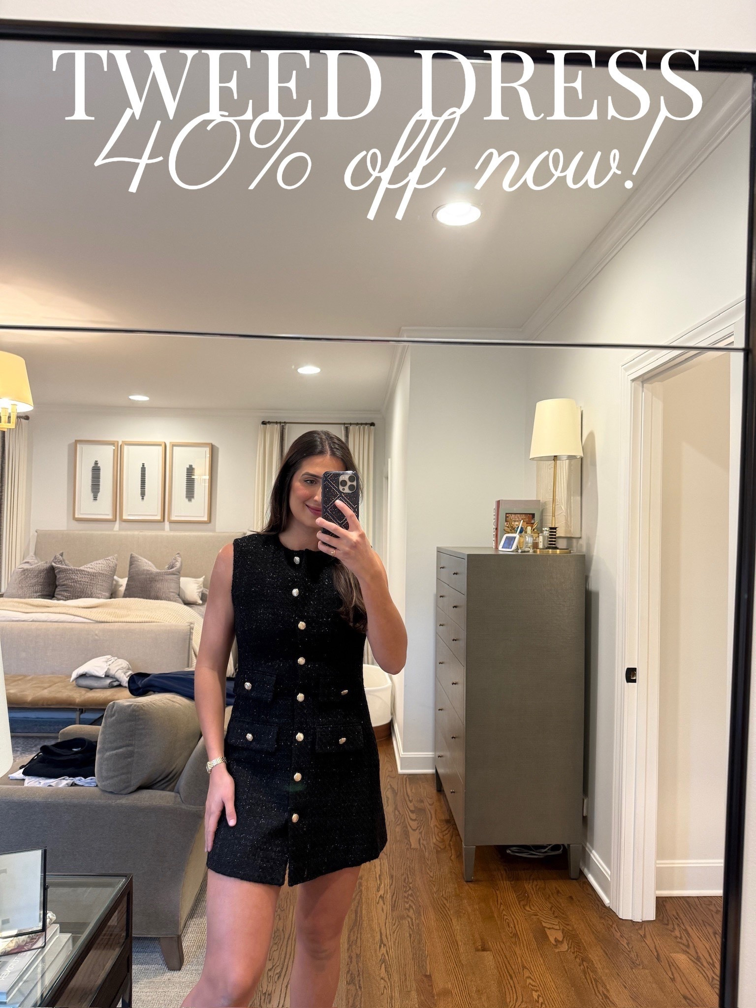 This dress is 40% off now & even less on Farfetch!!

TTS: M, 38F

Tweed dress, dresses, mom style, date night outfit, date night dress, tweed, Grace White

#LTKSeasonal #LTKootd #LTKSaleAlert