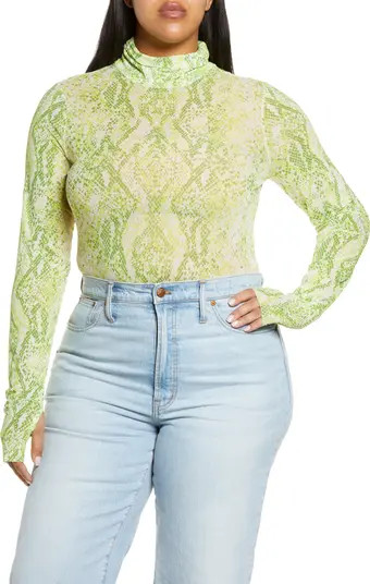 Zadie Powermesh Long Sleeve Shirt | Nordstrom