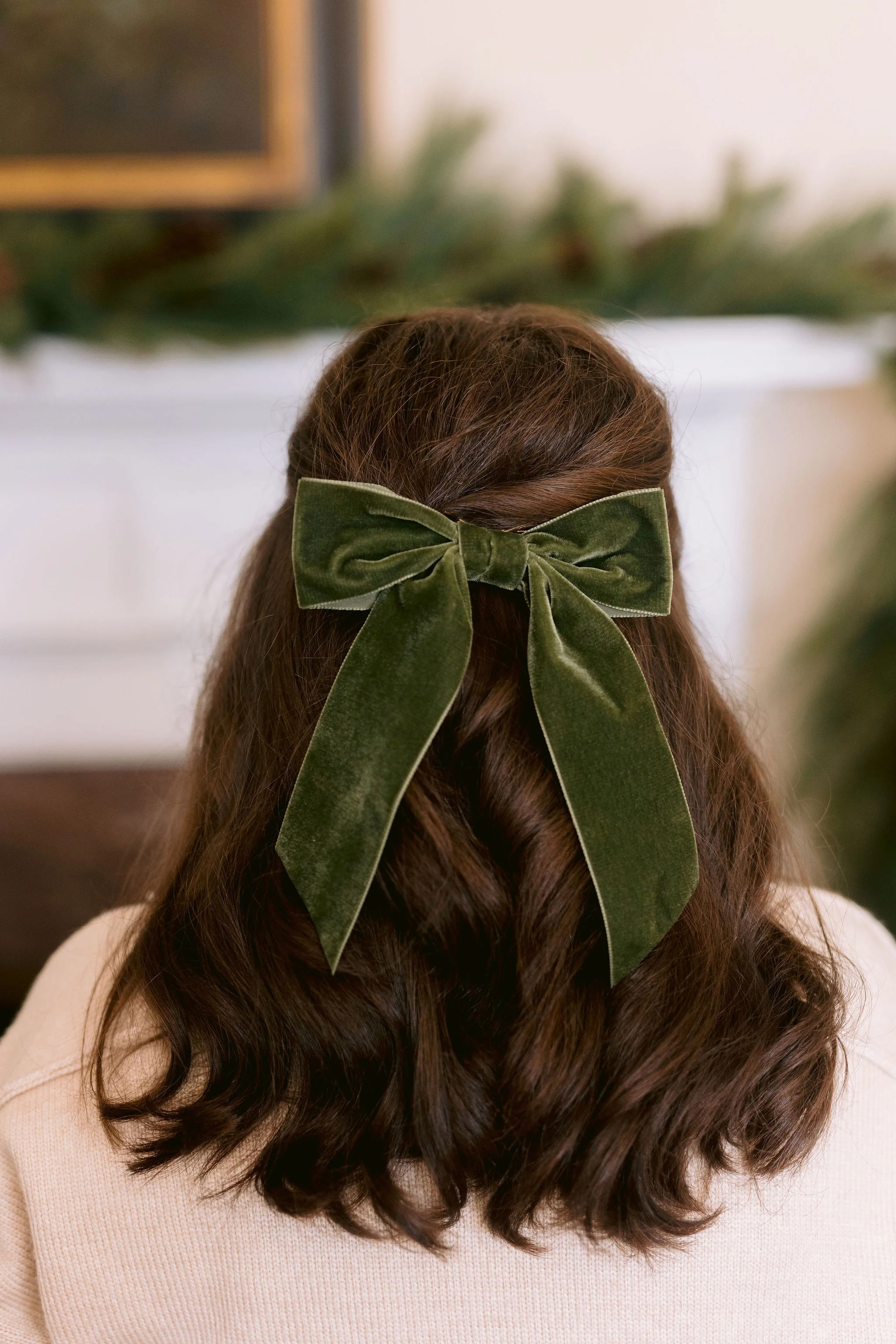 Bailee Velvet Bow | Grace & Grandeur Bow Company