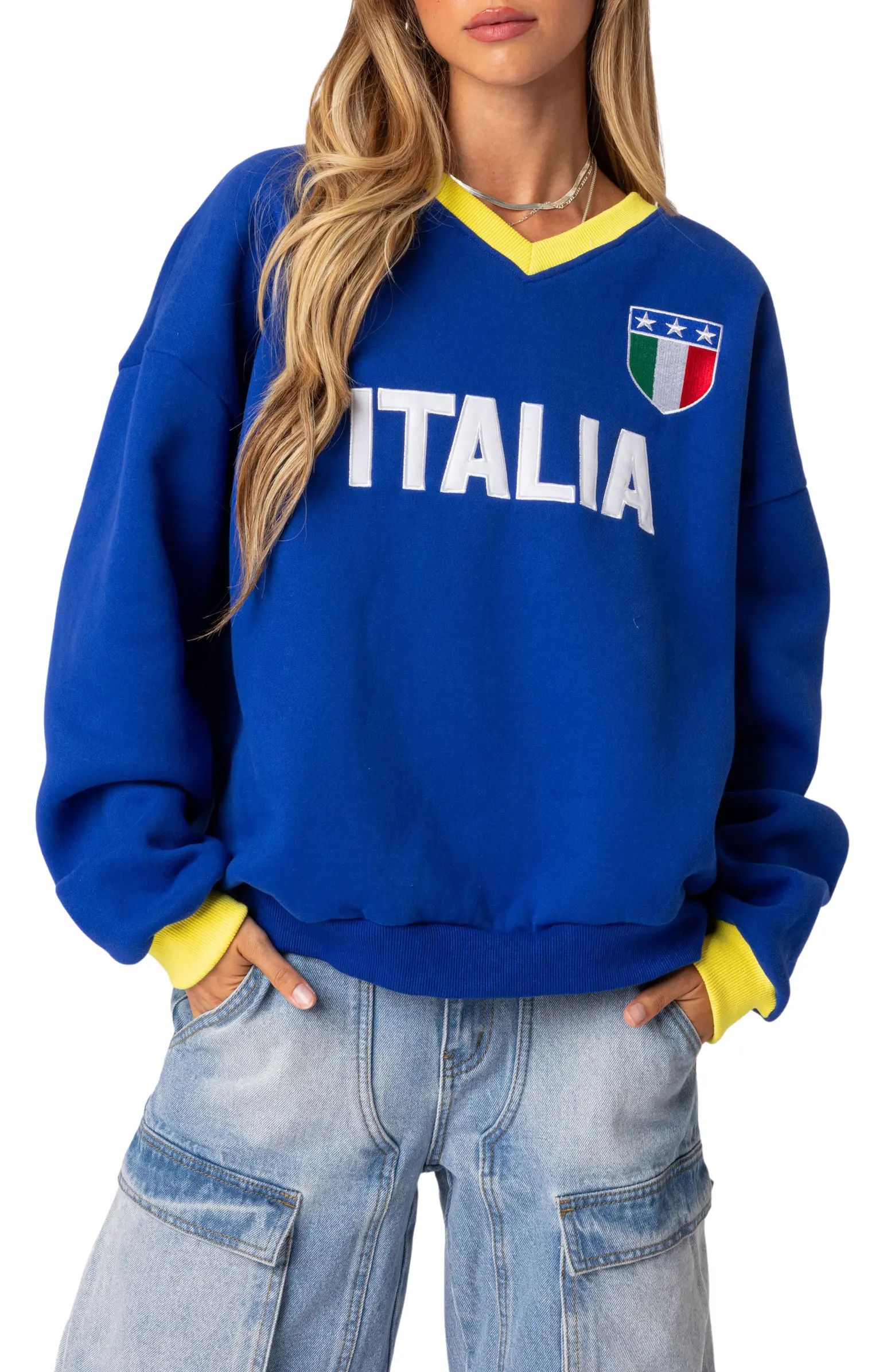 Italy Oversize Sweatshirt | Nordstrom