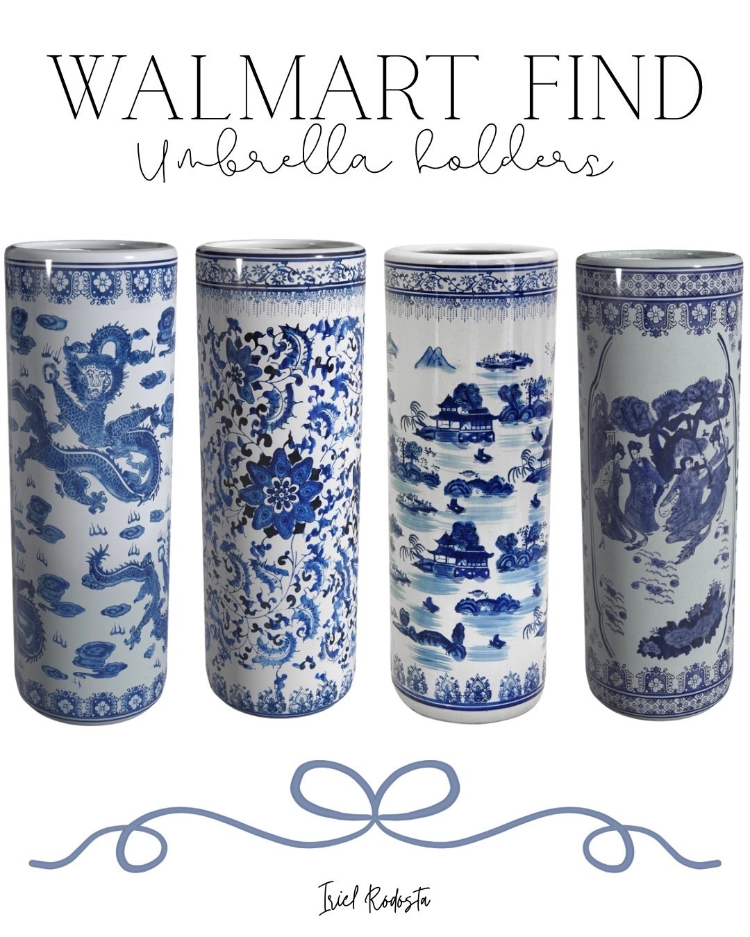 These blue and white umbrella holders are perfect addition to your home  

#LTKSaleAlert #LTKHome