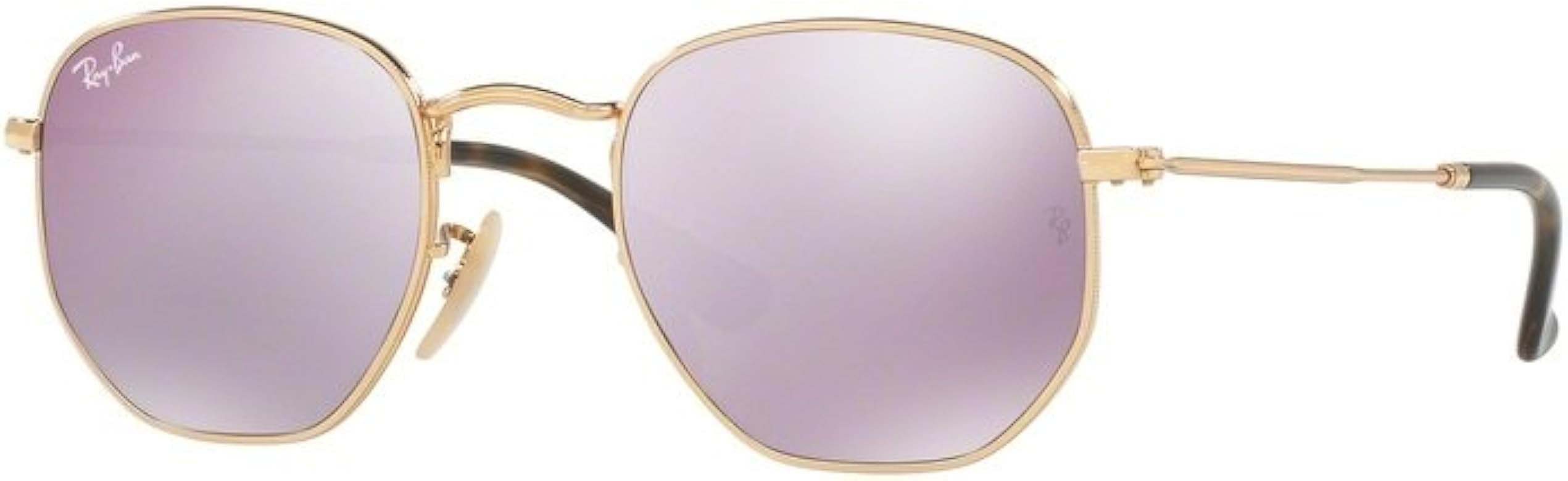 Ray-Ban RB3548N HEXAGONAL Sunglasses For Men For Women + BUNDLE with Designer iWear Eyewear Care Kit | Amazon (US)