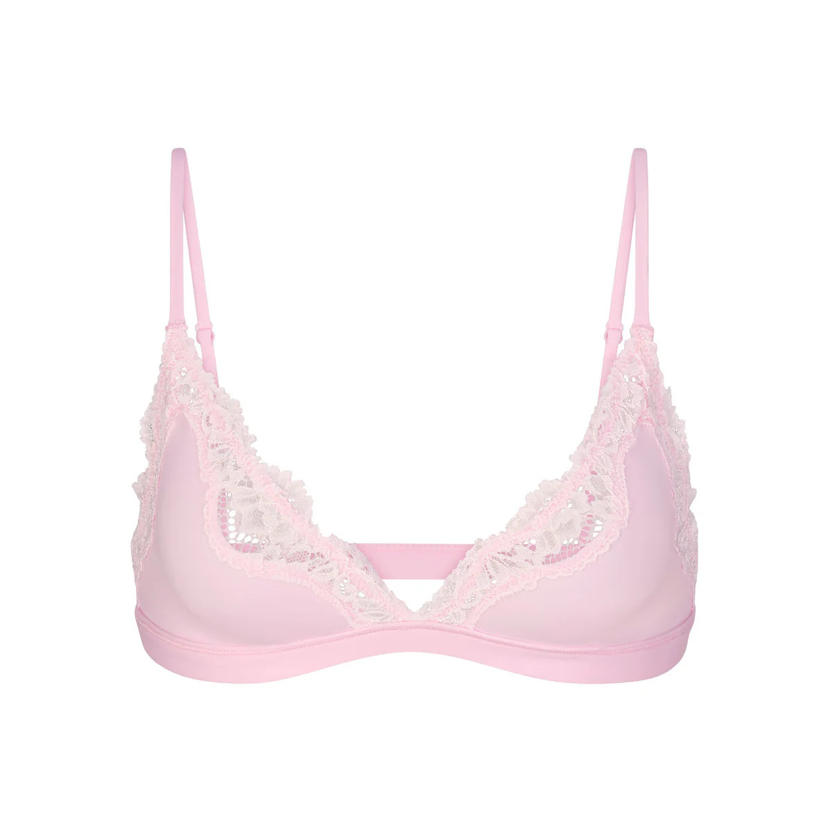 FITS EVERYBODY LACE TRIANGLE BRALETTE | CHERRY BLOSSOM TONAL | SKIMS (US)