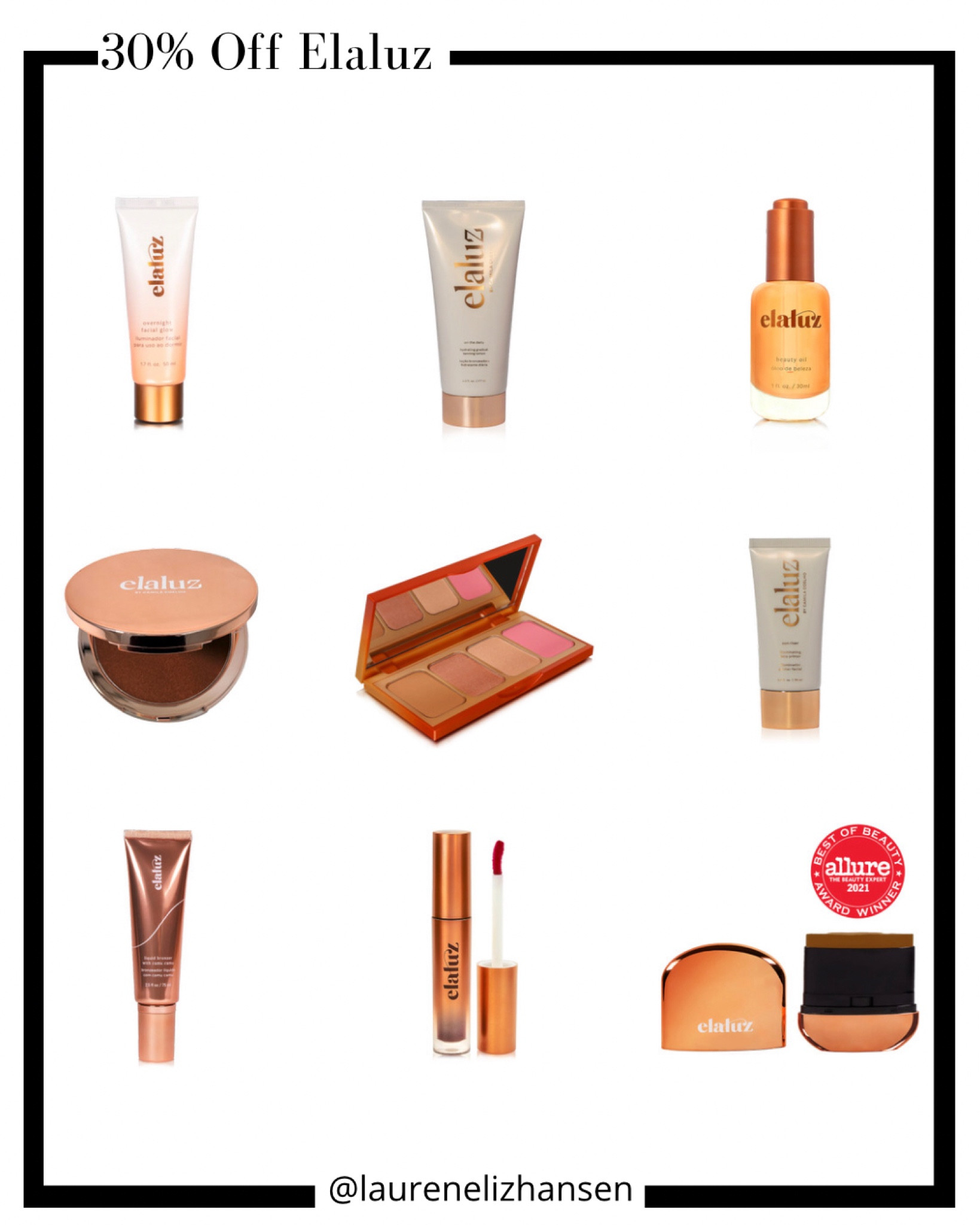 30% Off Elaluz semiannual sale with code SEMI30

Bronzer, self tanner, body oil, cream bronzer, makeup palette, blush, highlight



#LTKMostLoved #LTKsalealert #LTKbeauty