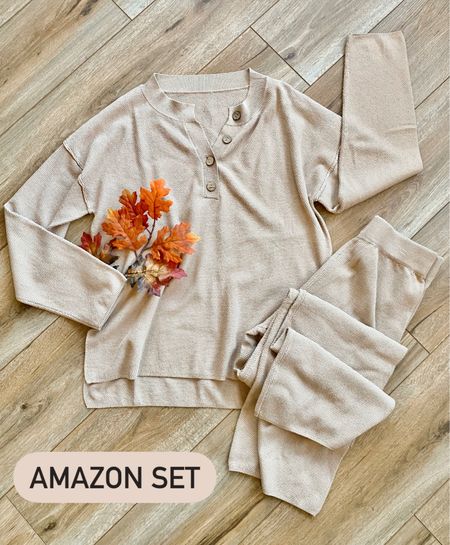Gift ideas. Amazon set. Loungewear set. 

#LTKsalealert #LTKSeasonal #LTKGiftGuide