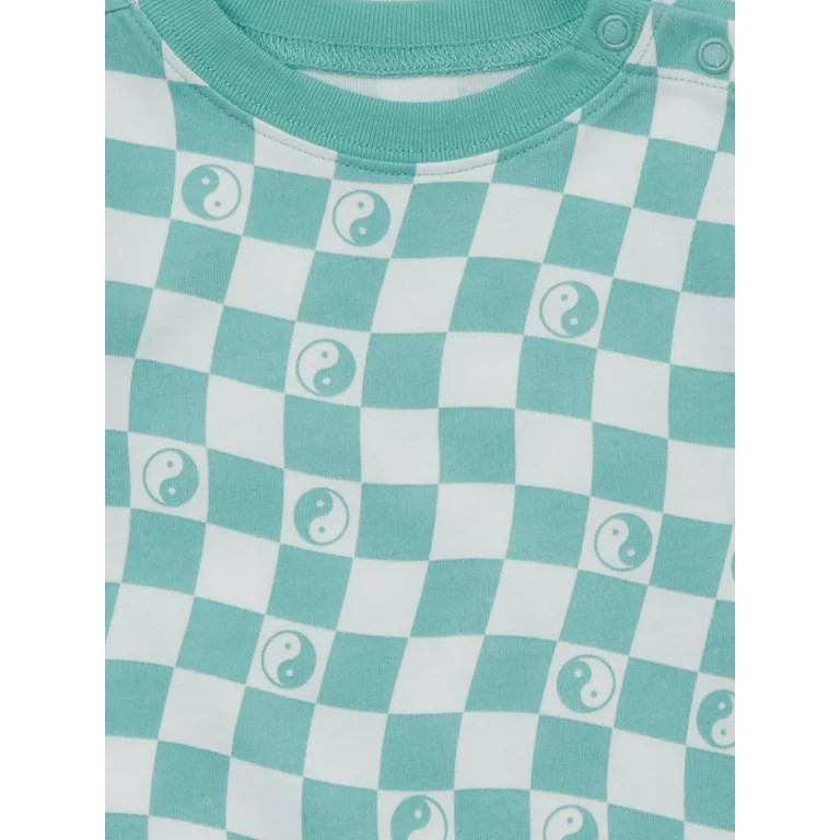 Garanimals Baby Boy Short Sleeve Print Romper, Sizes 0-24 Months | Walmart (US)