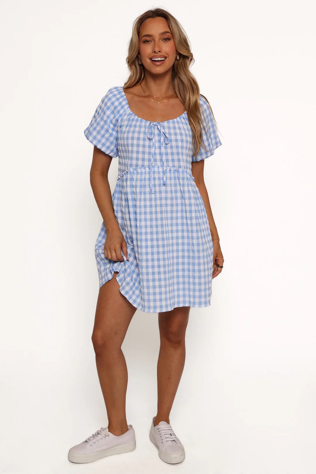 Dorothea Mini Dress - Blue | Petal & Pup (US)