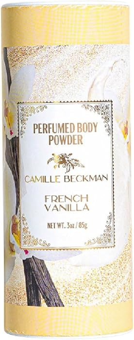 French Vanilla Scented Talc-Free Body Powder, Perfumed Dusting Powder, Camille Beckman 3 Ounce | Amazon (US)