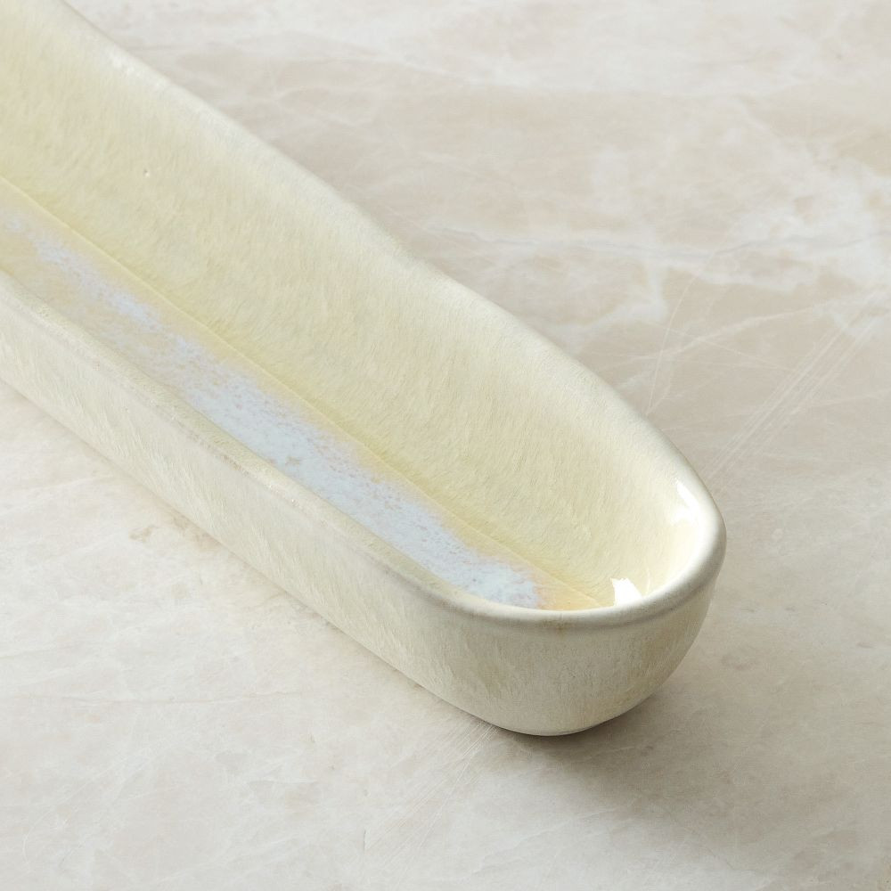 Oyku Stoneware Olive Boat | West Elm (US)