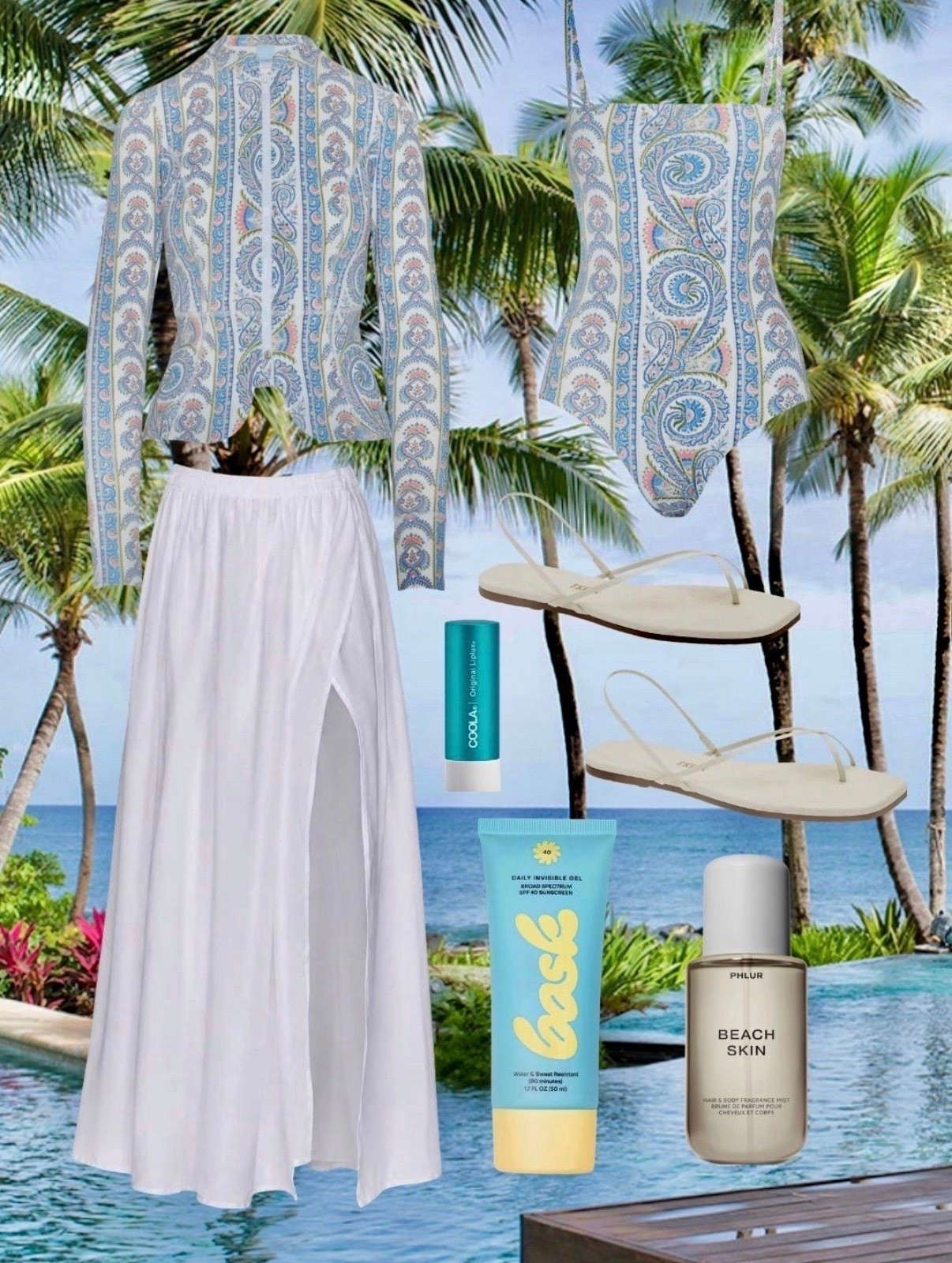 Love that this swimsuit has a matching rash guard!

Beach outfit
Sandals

#LTKTravel #LTKdayinmylife