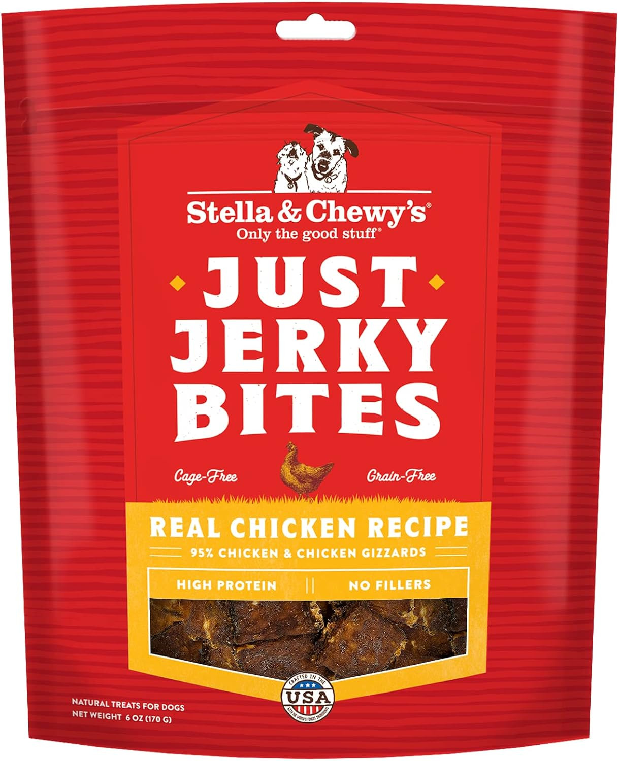 Stella & Chewy's Just Jerky Bites Real Chicken Recipe, 6 oz. Bag | Amazon (CA)