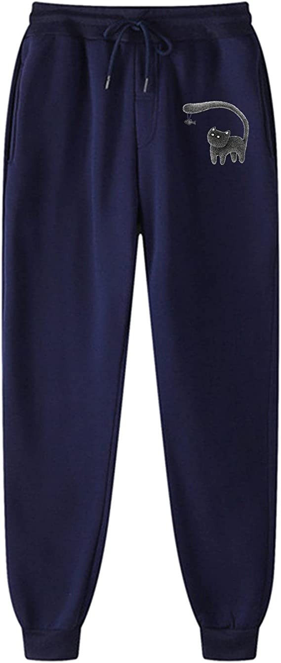 Women Pants for Work Petite Womens Sport Trousers Mid Waist Cat Prints Long Pants Casual Work Soc... | Amazon (US)