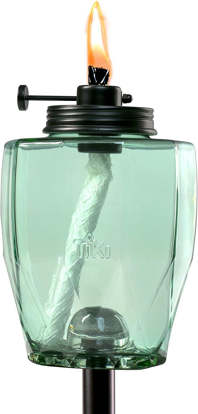 TIKI Brand Adjustable Flame 64 in TIKI Torch, Glass Decorative Torch for Outdoor Lawn Patio Garde... | Amazon (US)