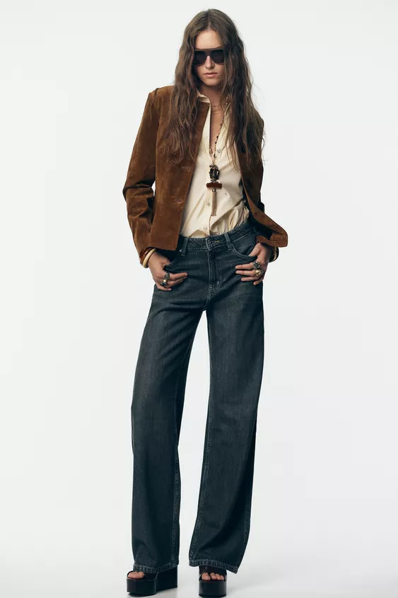 Z1975 HIGH-WAISTED STRAIGHT FIT JEANS | Zara US